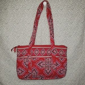 Vera Bradley "Frankly Scarlet" Handbag